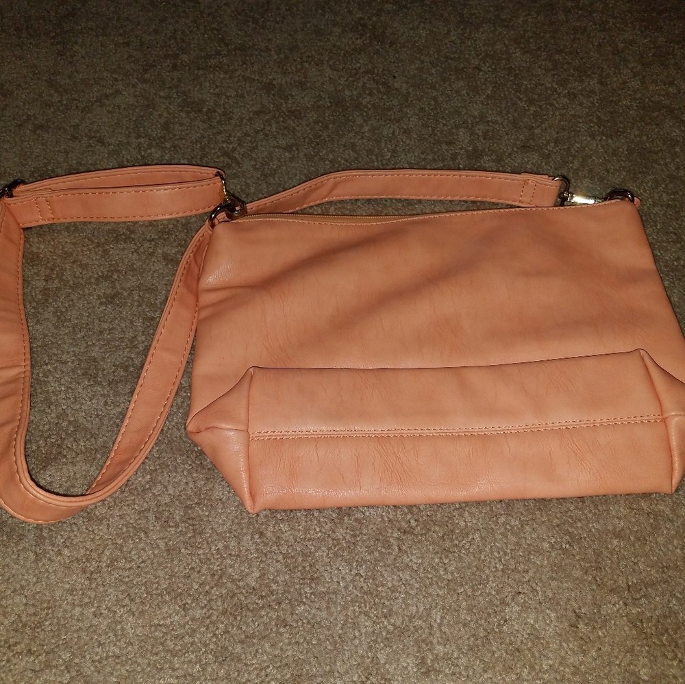 Peach purse